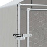  Vanjski kavez za pse s krovom srebrni 2x10x2,5m pocinčani čelik | Eponuda.com