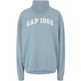 Gap Tall Majica pastelno modra / bela