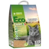Eco Clean mačji pesek - Varčno pakiranje: 2 x 6 l (pribl. 4,8 kg)