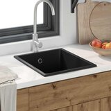  Kuhinjski umivaonik Crna 38 x 44 x 20 cm Granit | shoptok.hr
