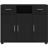 vidaXL kreveta s ladicama crna 88.5 x 30.5 x 73 cm konstruirano drvo | shoptok.hr