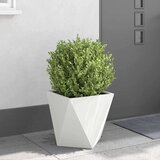  Cvetlično korito 2 pcs Bela 40 x 40 x 40 cm Jeklo, (5000207351) | Shoptok.si