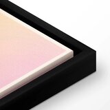  Slika - Peaceful Drift - Delicate Pastel Shades Creating a Harmonious Whole 60x90 U crnom drvenom okviru | shoptok.hr