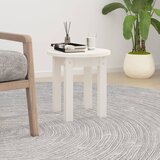 vidaXL Stolić za kavu bijeli Ø 35x35 cm od masivne borovine Cijene