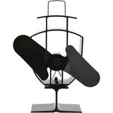 vidaXL Ventilator za kamin na toploto z 2 kriloma črn, (21222561) Cene