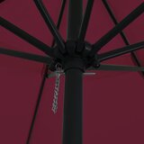  Vrtni suncobran Bordeaux Crvena 394 x 394 x 248 cm | shoptok.hr