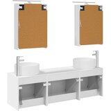  Set ormarića za kupaonicu 5 kom. Bijela Konstruirano drvo | shoptok.hr