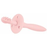 Canpol babies silikonska četkica sa glodalicom za negu desni i zubića - pink (51/500) Cene