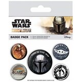Pyramid International bedževi Star Wars -The Mandalorian - Badge Pack