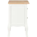  Noćni ormarić 2 kom bijeli 35 x 30 x 49 cm MDF | shoptok.hr