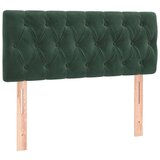  Box spring postelja z vzmetnico LED tem. zelena 90x200 cm žamet, (20930133) | Shoptok.si