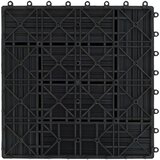  Pločice za decking 22 pcs Crna 30 x 30 cm Drvoplastična smjesa | Eponuda.com