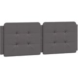  The Living Store Vzglavna stranica siva 120 cm umetno usnje - Vzglavna Stranica, (21500347) | Shoptok.si