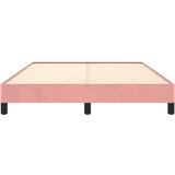  Okvir za krevet ružičasti 140 x 190 cm baršunasti | Eponuda.com