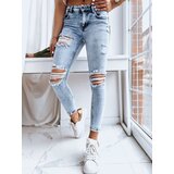 DStreet Women's trousers HOLLY POLLY light blue