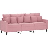  2-dijelni set sofa s jastucima ružičasti baršunasti | shoptok.hr
