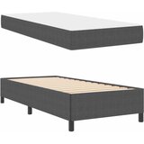 Krevetna konstrukcija s madracem Tamno siva 90 x 200 cm tkanina | shoptok.hr