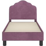  Okvir kreveta za malu djecu s naslonom Ljubičasta 70 x 140 cm | shoptok.hr
