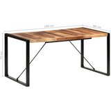  Blagovaonski stol 160 x 80 x 75 cm od masivnog drva | shoptok.hr