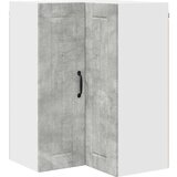 vidaXL Stenska kuhinjska omarica z vrati Betonsko siva 57 x 57 x 80 cm | Shoptok.si