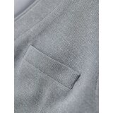 Ombre Fitted structured men's vest with patch pockets - grey melange | shoptok.hr