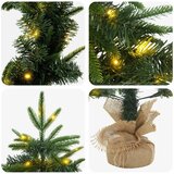  Set mini božićnih drvaca 45 cm 125 LED lampica Topla bijela - Zelena 45 cm s LED svjetlima | shoptok.hr