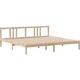vidaXL Okvir kreveta s uzglavljem 180 x 200 cm masivna borovina | shoptok.hr