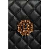 Fenzy Elegantna Manjša Ročna Torbica S Prešitim Detajlom, Črna | Shoptok.si