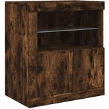  Komoda s LED svjetlima boja dimljenog hrasta 162 x 37x 67 cm | shoptok.hr