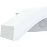 vidaXL Vanjske LED zidne svjetiljke sa senzorima 2 kom bijele aluminij | shoptok.hr