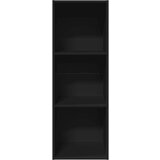 vidaXL Knjižna omara črna 40x30x114 cm inženirski les Cene