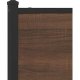 Metalni okvir kreveta bez madraca smeđa boja hrasta 140x190 cm | Shoptok.si