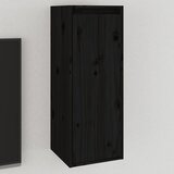 Furnova Stenska omarica črna 30x30x80 cm trdna borovina, (21949544) Cene
