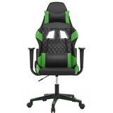  igraća stolica crno-zelena od umjetne kože | shoptok.hr