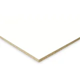 Dekorativna iverna plošča 280 cm x 207 cm x 1,9 cm bela
