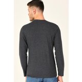 Dewberry T8588 BIKE COLLAR MEN'S SWEATSHIRT-DARK ANTHRACIC | shoptok.hr