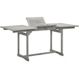 Vrtni blagovaonski stol (120-170) x 80 x 75 cm od drva bagrema | shoptok.hr