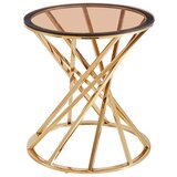 Molarem Home Stolić OTTAVIA B - jantarno kaljeno staklo | shoptok.hr