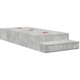 Krevet s ladicama Betonski sivi 80 cm Konstruirano drvo | shoptok.hr