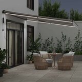vidaXL Tenda na automatsko uvlačenje LED antracit i bijela 400x300 cm | shoptok.hr