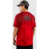 Affliction Collapse T-shirt cherry / dk.cherry crystal | Shoptok.si