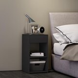 MID.YOU nočna omarica sledo maxi, črna | Shoptok.si