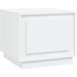 Maison Chic Klubska mizica - kavna mizica - Nizka mizica bela 51x50x44 cm inženirski les, (21755337) | Shoptok.si