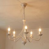  Luster na lancu ANTON 5xE14/60W/230V bela patina | Eponuda.com