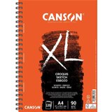 Canson Skicirka spirala XL Croquis A4 90 g, 120 listna, leva spirala, (22005491) | Shoptok.si