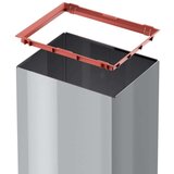 Hailo Koš za smeti z nihajnim pokrovom BIG-BOX SWING, prostornina 35 l, srebrna posoda | Shoptok.si