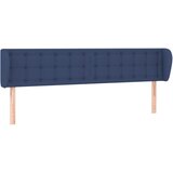 Maison Chic vzglavna omarica - nočna omarica - posteljna omarica z ušesi modro 203x23x78/88 cm blago, (21712615) Cene