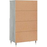 vidaXL Visoka komoda siva sonome 60x36x110 cm od konstruiranog drva | shoptok.hr
