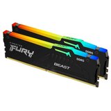Ram DDR5 Kingston 32GB (2x16GB kit) 5600MT/s KF556C36BBEAK2-32 Fury Beast RGB EXPO | Eponuda.com