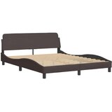  Okvir za krevet Dover tamnosmeđi 160x200 cm od tkanine | shoptok.hr